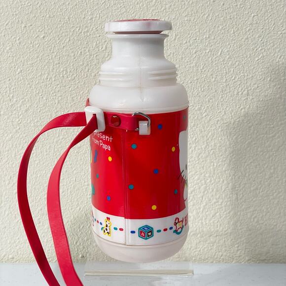 Vintage Sanrio Hello Kitty Teddy Bear Thermos Water Bottle Japan Kawaii Cutecore - Picture 5 of 9
